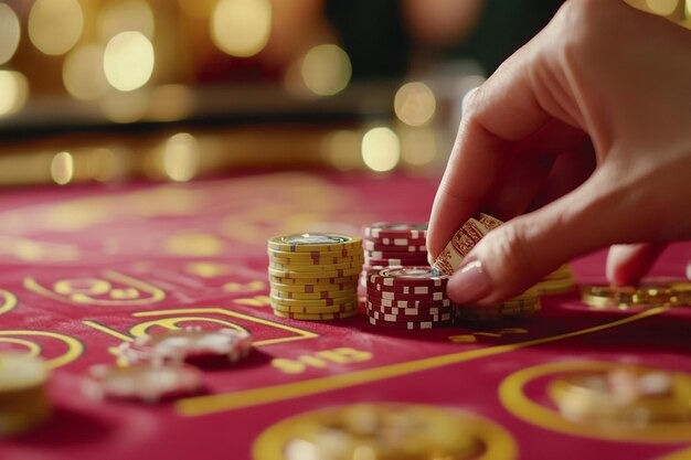 Live casino table interface with multiple game options